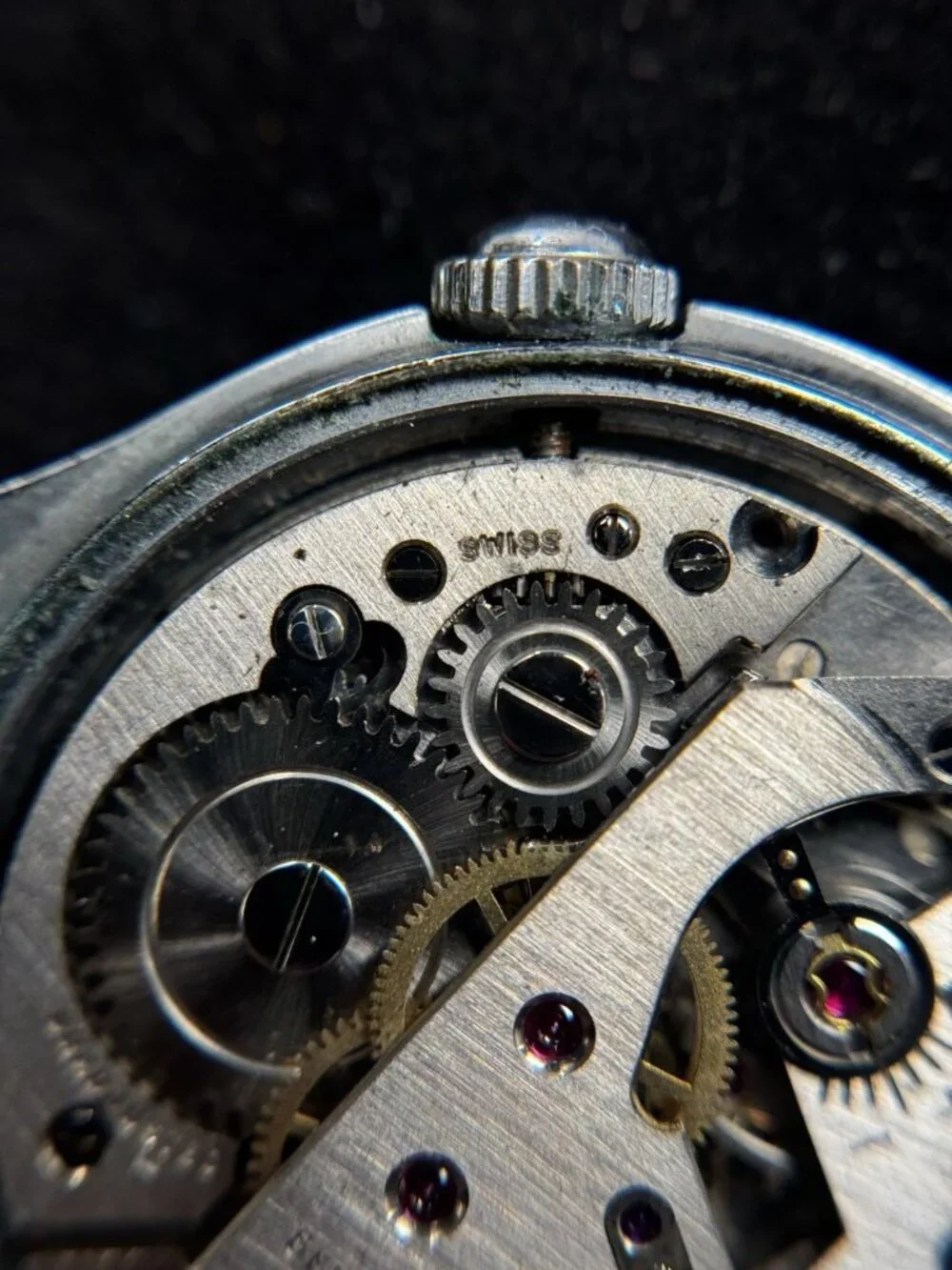 MEPA 17 Jewel Incabloc Swiss Manual Wind Mens Watch MOU Mechanical